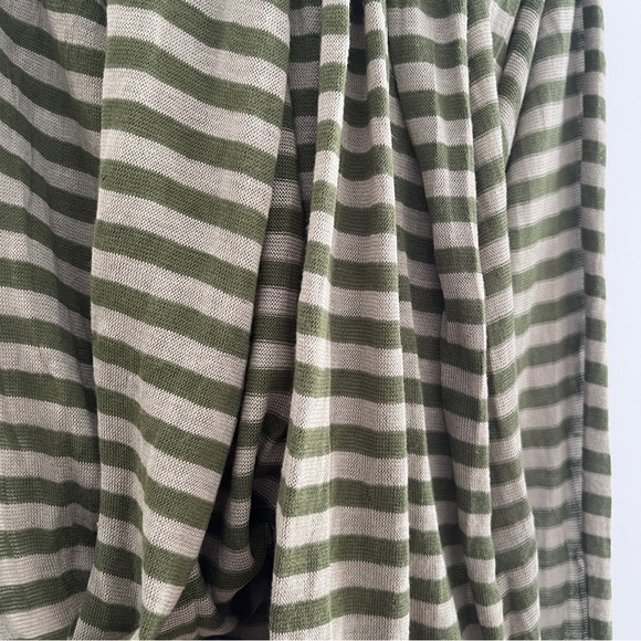 echo Green Striped Infinity Scarf Cotton Stretch - Picture 4 of 4